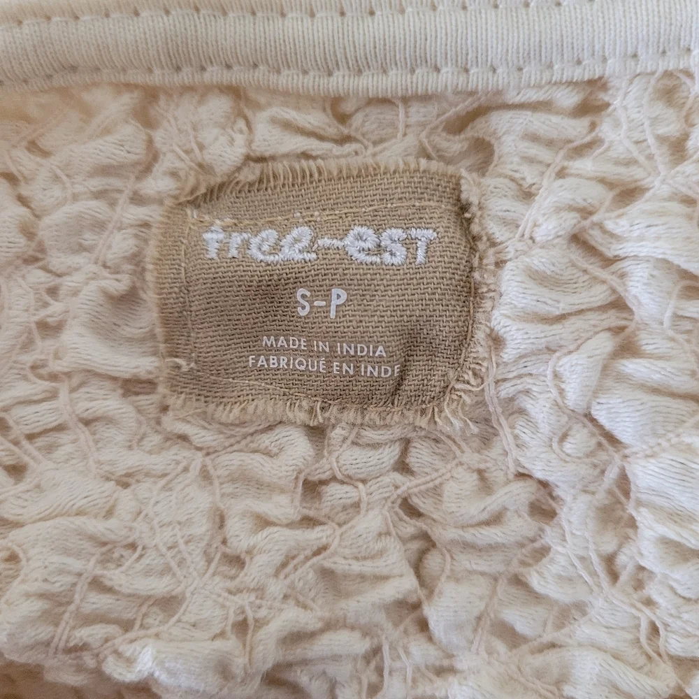 Free People Cream Tiered Maxi Dress - Picture 9 of 13